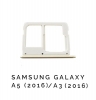 BANDEJA TARJETA SIM SAMSUNG A5 A510 (2016) / A3 A310(2016) DORADO